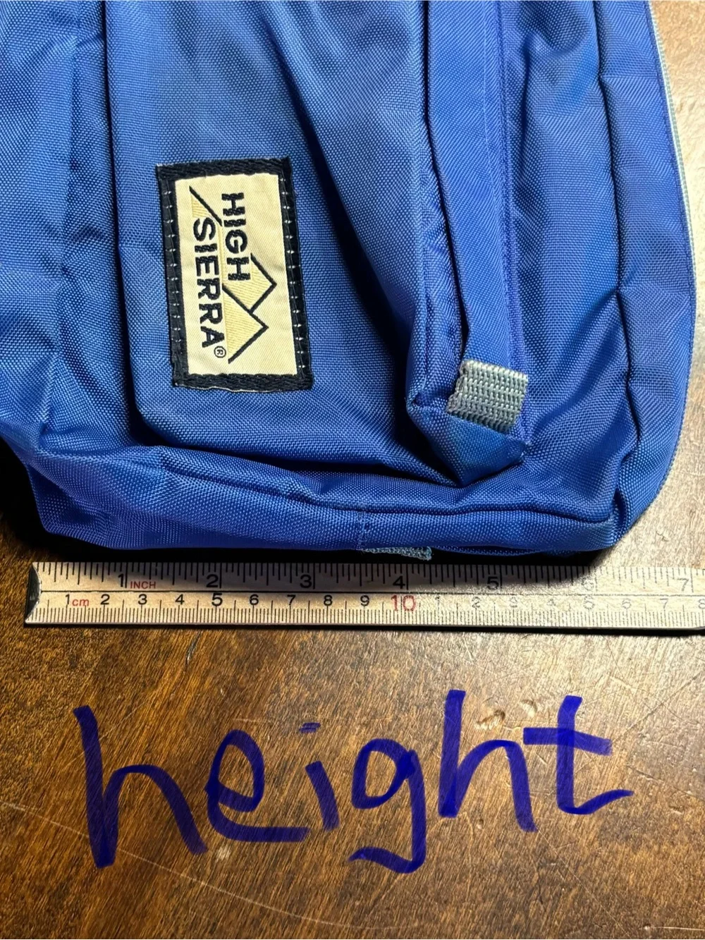 Vintage High Sierra Blue Fanny Pack Waist Pack Belt Bag Retro Outdoor Hiking